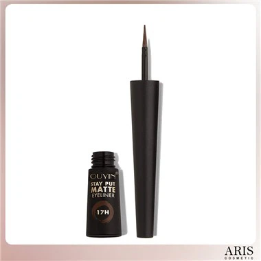 Mat vodoodporno tekoče črtalo za oči, dolgo obstojno